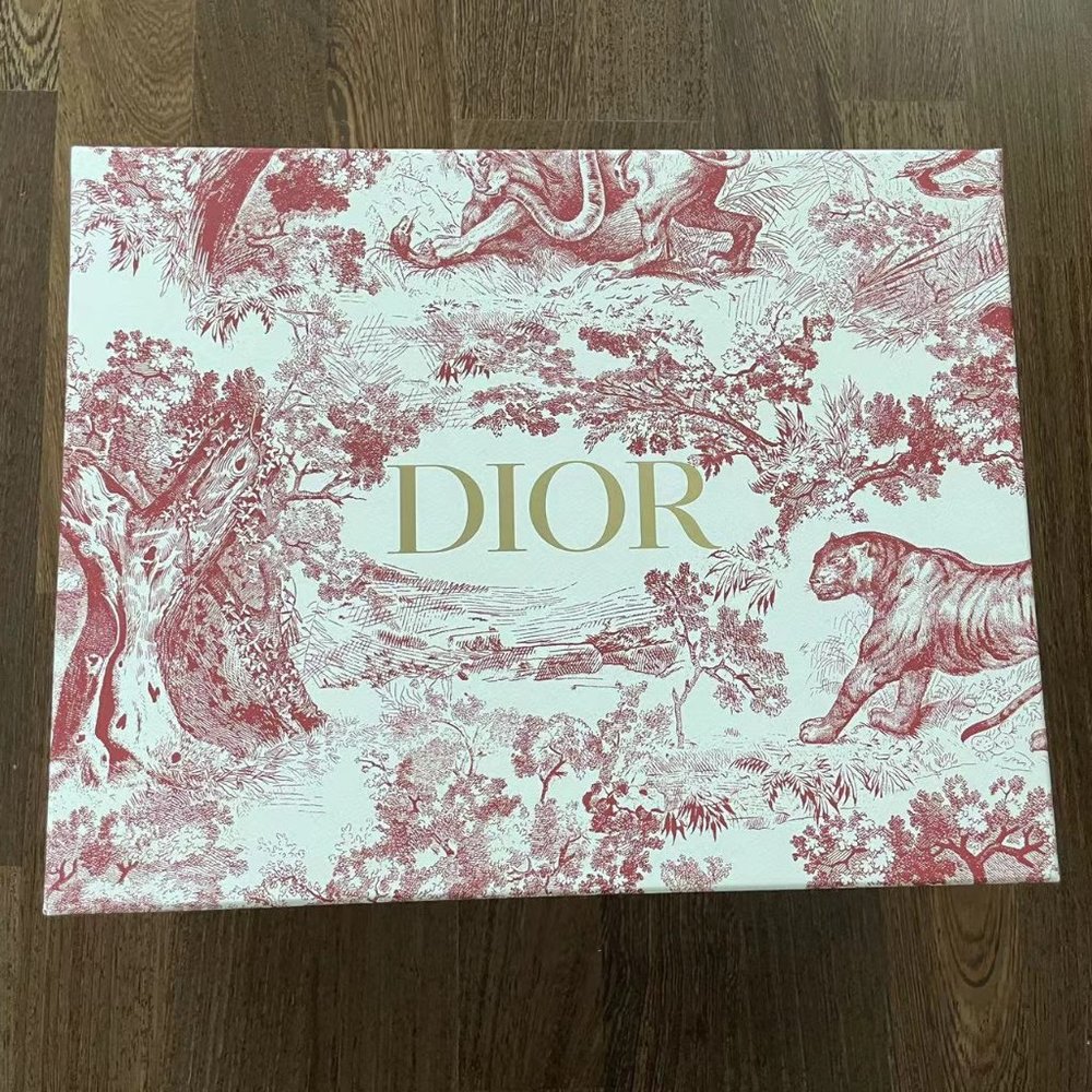 Christian Dior Toile de Jouy Medium gift box with ribbon